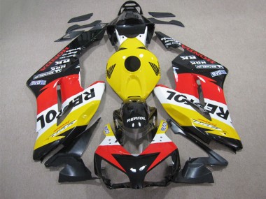 2004-2005 Yellow White Red Glossy Black Repsol Honda CBR1000RR Motorcycle Fairing
