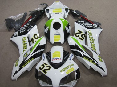 2004-2005 White Yllow Green Black Hannspree 52 Honda CBR1000RR Motorcycle Fairings