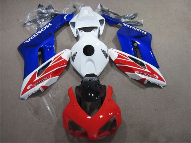 2004-2005 White Red Blue Honda CBR1000RR Bike Fairings