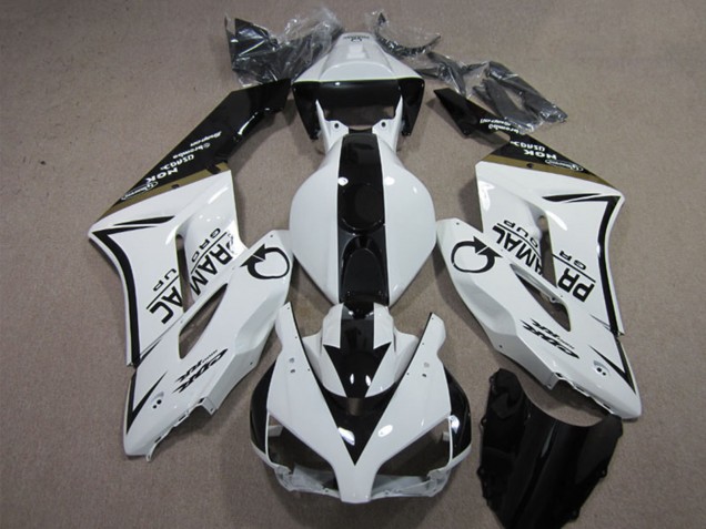 2004-2005 White Glossy Black Pramac Honda CBR1000RR Motorcycle Fairings