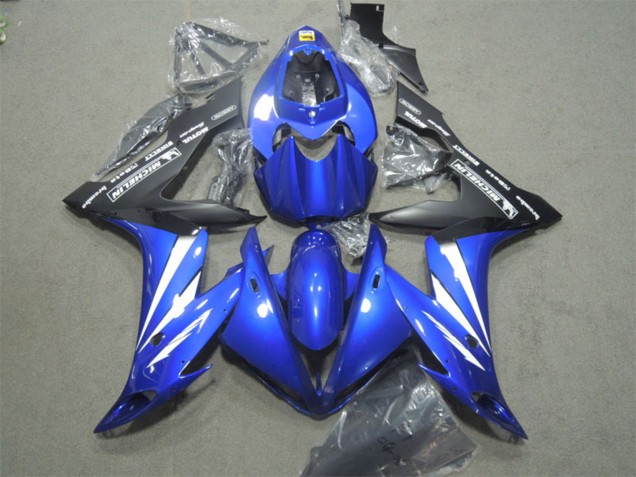 2004-2005 Blue White Matte Black Honda CBR1000RR Motorcycle Fairings