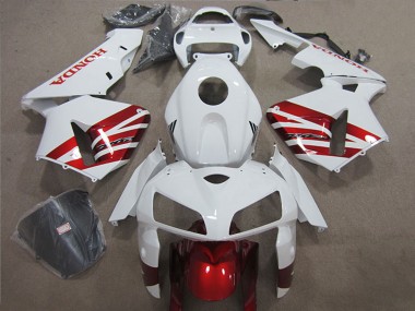 2004-2005 White Red Black Honda CBR1000RR Motorcycle Fairing