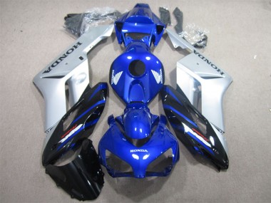 2004-2005 Silver Blue Glossy Black Honda CBR1000RR Motorcycle Fairing