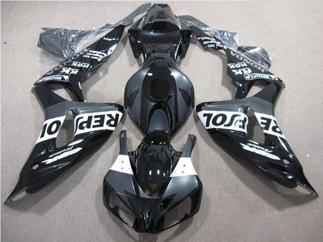 2006-2007 Glossy Black Grey White Repsol Honda CBR1000RR Motorcycle Fairings