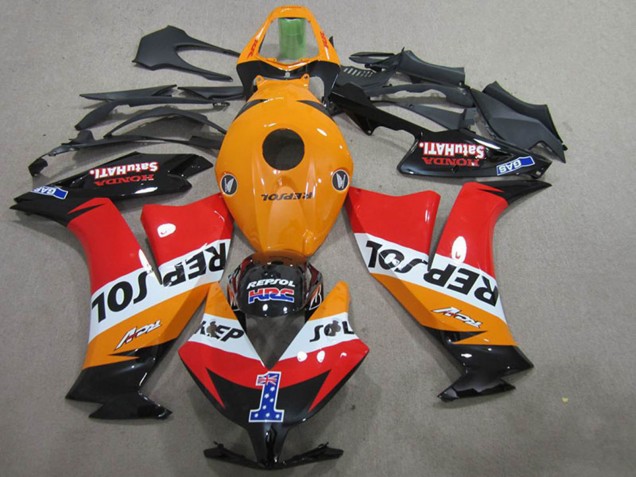 2012-2016 Orange White Red Glossy Black Repsol 1 Honda CBR1000RR Motorcycle Fairings
