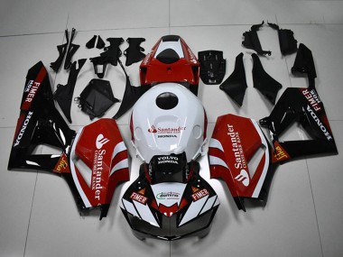 2012-2016 White Red Glossy Black Santander Honda CBR1000RR Motorcycle Fairings