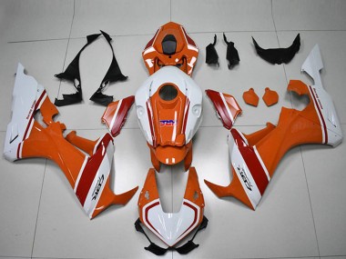 2017-2023 White Orange Red HRC Honda CBR1000RR Motorcycle Fairings