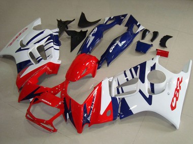 1995-1996 White Red Blue Honda CBR600 F3 Motorcycle Fairings