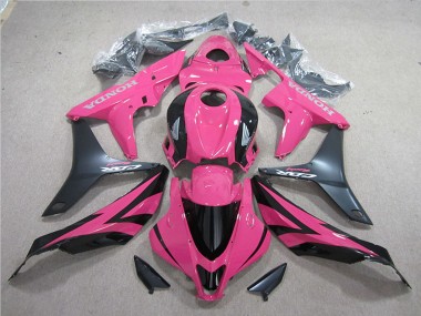 2007-2008 Pink Matte Black Honda CBR600RR Motorcycle Fairing Kits