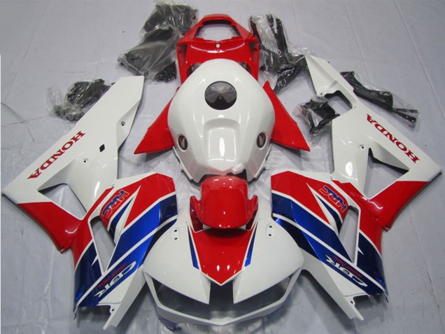2013-2023 White Red Blue HRC Honda CBR600RR Bike Fairings