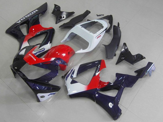 2000-2001 White Red Dark Blue Honda CBR900RR 929 Motorcycle Fairings