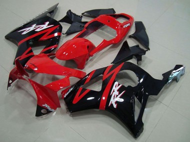 2002-2003 Red Glossy Black Stripe Honda CBR900RR 954 Motorcycle Fairing