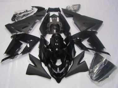 2004-2005 Glossy Black Matte Black Kawasaki ZX10R Motorcycle Fairing