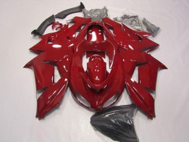 2006-2007 Red Kawasaki ZX10R Motorcycle Fairings