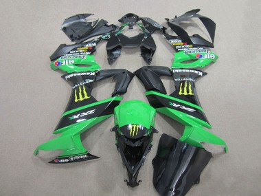2008-2010 Green Black YellowMonster Kawasaki ZX10R Motorcycle Fairings