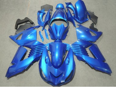 2006-2011 Blue Kawasaki ZX14R ZZR1400 Motorcycle Fairings