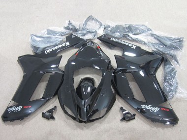 2007-2008 Black Ninja 636 Kawasaki ZX6R Motorcycle Fairings
