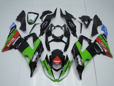 2013-2018 Glossy Black Green Red Blue Motocard Kawasaki ZX6R Motorcycle Fairings