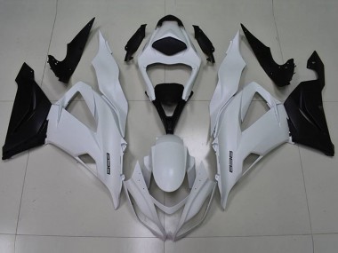 2013-2018 White Black 636 Kawasaki ZX6R Motorcycle Fairings