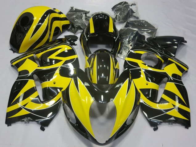 1997-2007 Yellow Black Suzuki GSXR 1300 Motorcycle Fairings