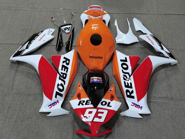 2012-2016 White Orange Red Glossy Black HRC Repsol 93 Honda CBR1000RR Motorcycle Fairings
