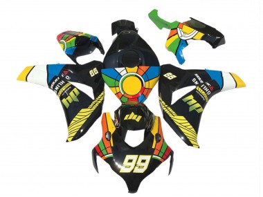 2008-2011 Blue Yellow Green Red Black Color Wheel 99 Honda CBR1000RR Motorcycle Fairings
