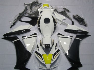 2012-2016 White Yellow Glossy Black Honda CBR1000RR Motorcycle Fairing