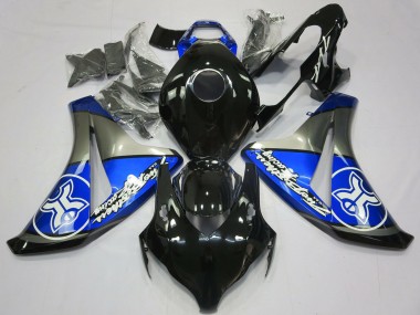 2008-2011 Blue Grey Glossy Black Honda CBR1000RR Motorcycle Fairings