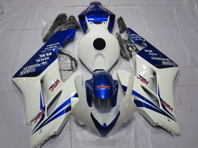 2004-2005 White Blue HRC Honda CBR1000RR Motorcycle Fairings