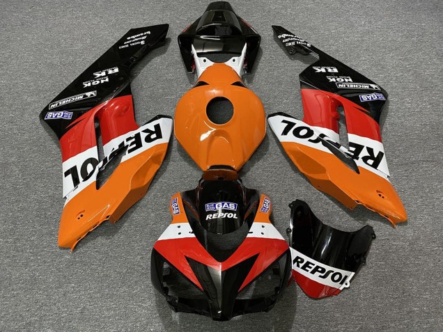 2004-2005 Orange White Red Glossy Black Repsol Honda CBR1000RR Abs Fairings