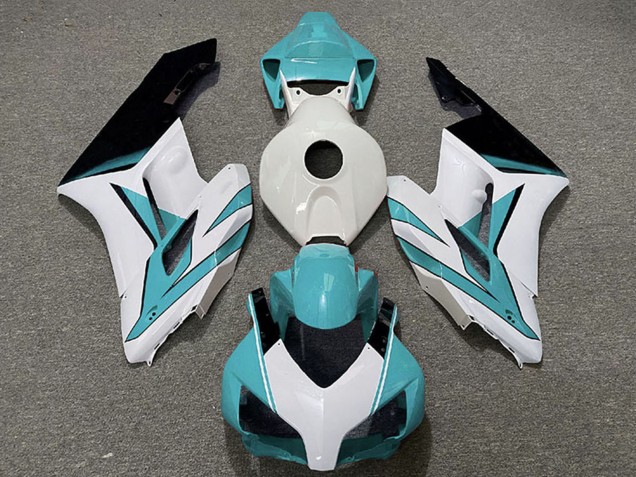 2004-2005 White Cyan Blue Glossy Black Honda CBR1000RR Motorcycle Fairings