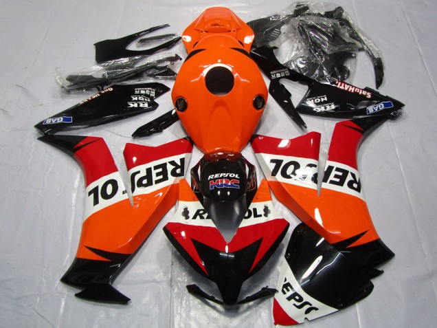 2012-2016 Orange White Red Glossy Black Repsol Honda CBR1000RR Motorcycle Fairings
