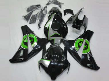 2008-2011 Silver Green Glossy Black Honda CBR1000RR Motorcycle Fairings