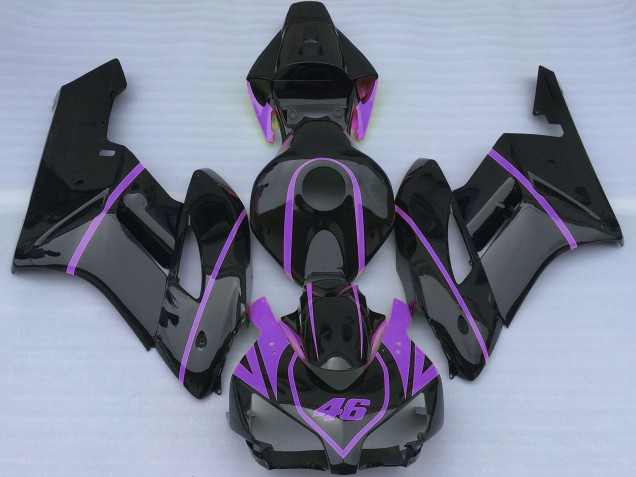 2004-2005 Glossy Black Purple Honda CBR1000RR Motorcycle Fairings