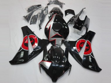 2008-2011 Silver Red Glossy Black Honda CBR1000RR Motorcycle Fairings