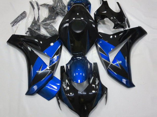 2008-2011 Blue Glossy Black Honda CBR1000RR Motorcycle Fairings