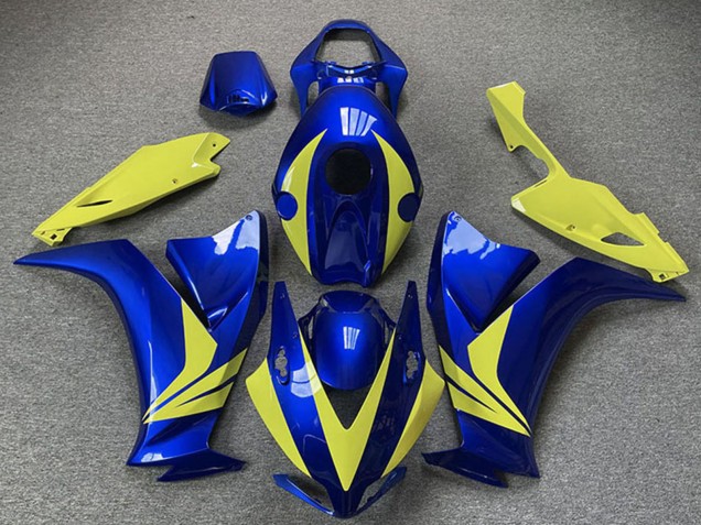 2012-2016 Blue High Vis Yellow Honda CBR1000RR Motorcycle Fairings