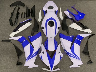 2012-2016 White Blue Honda CBR1000RR Motorcycle Fairings