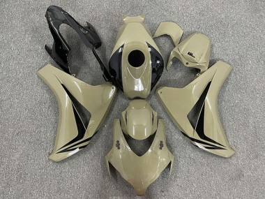 2008-2011 Desert Tan Glossy Black OEM Style Honda CBR1000RR Motorcycle Fairings