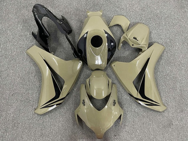 2008-2011 Desert Tan Glossy Black OEM Style Honda CBR1000RR Motorcycle Fairings