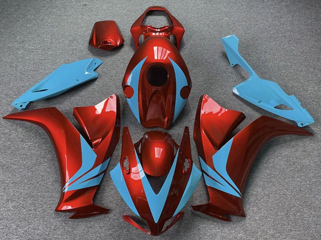 2012-2016 Red Light Blue Honda CBR1000RR Motorcycle Fairings