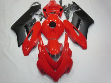 2004-2005 Red Matte Black Honda CBR1000RR Motorcycle Fairings