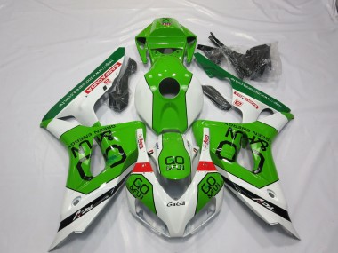 2006-2007 White Green Red Go Fun Honda CBR1000RR Motorcycle Fairings
