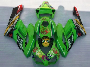 2004-2005 Green Yellow Black Red Shark Honda CBR1000RR Motorcycle Fairings