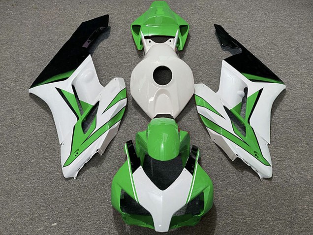 2004-2005 White Green Glossy Black Honda CBR1000RR Motorcycle Fairings