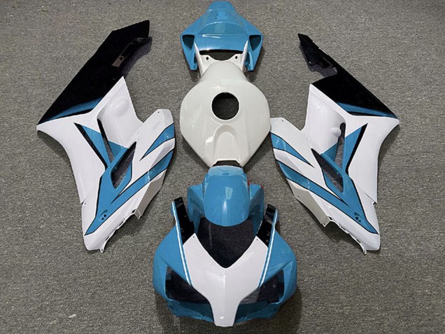 2004-2005 Light Blue White Glossy Black Honda CBR1000RR Motorcycle Fairings