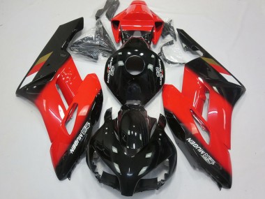 2004-2005 Red Glossy Black Mugen Honda CBR1000RR Motorcycle Fairings