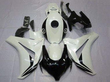 2008-2011 Pearl White Glossy Black Honda CBR1000RR Motorcycle Fairings