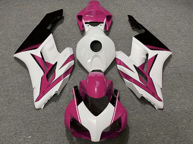 2004-2005 Pink White Glossy Black Honda CBR1000RR Motorcycle Fairings