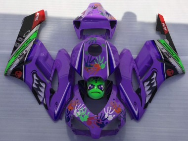 2004-2005 Purple Green Black Red Shark Honda CBR1000RR Motorcycle Fairings
